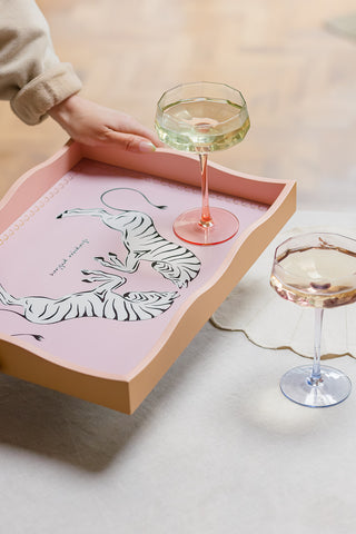 Rectangular Zebra Tray