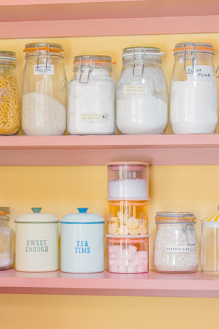 Stacking Glass Storage Jars (Set of 3)