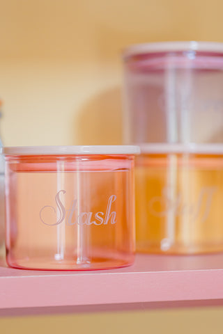 Stacking Glass Storage Jars (Set of 3)