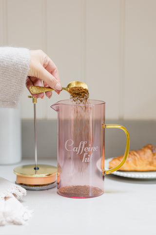 Caffeine Hit Glass Cafetiere