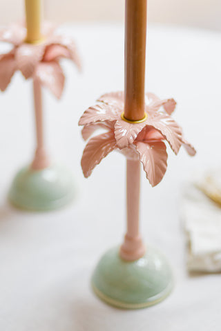 Palm Candlestick Holder