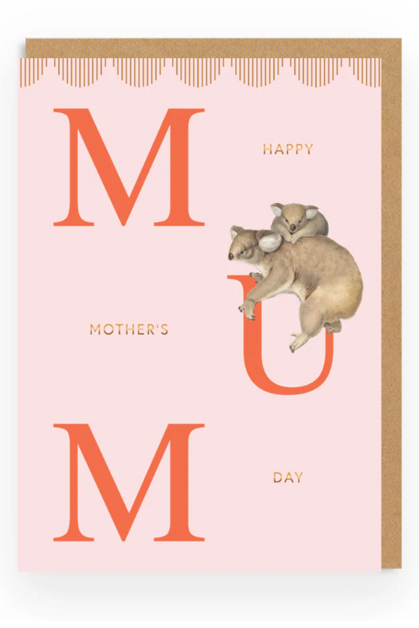 Happy Mother's Day Koala Greeting Card