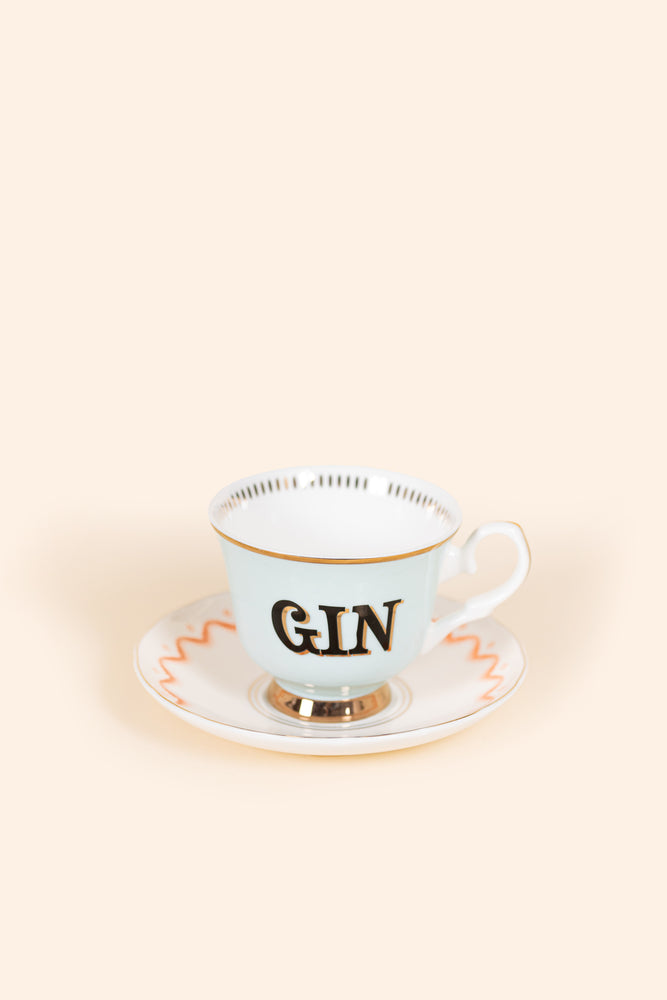 Yvonne Ellen Gin Teacup & Saucer