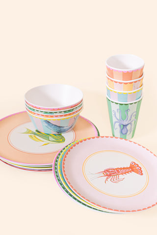 Yvonne Ellen Animal Melamine Bowls (Set of 4)