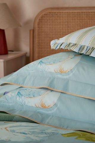 Yvonne Ellen Sister Swans Oxford Pillowcase Pair