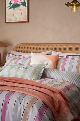 Yvonne Ellen Wobble Stripe Oxford Pillowcase Pair