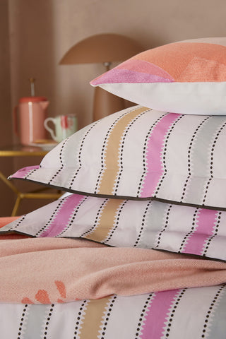 Yvonne Ellen Wobble Stripe Oxford Pillowcase Pair