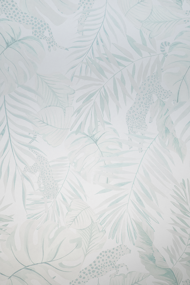 Yvonne Ellen Tropical Safari Wallpaper, Mint