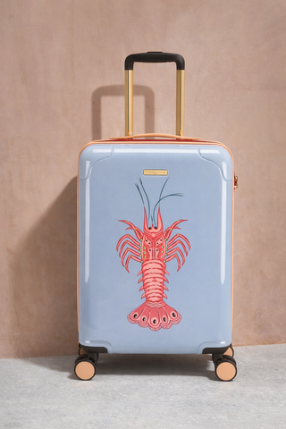 Pale Blue Lobster Cabin 4W Trolley Case