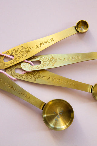 Gold Measuring Spoons