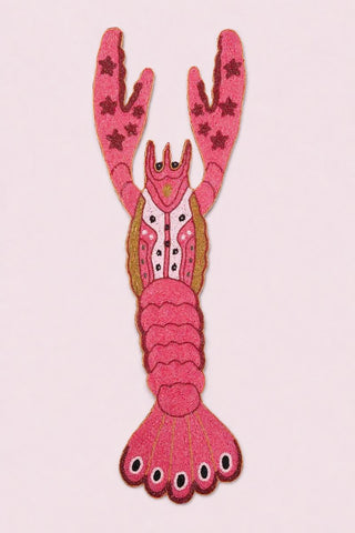 Lobster Beaded Table Runner