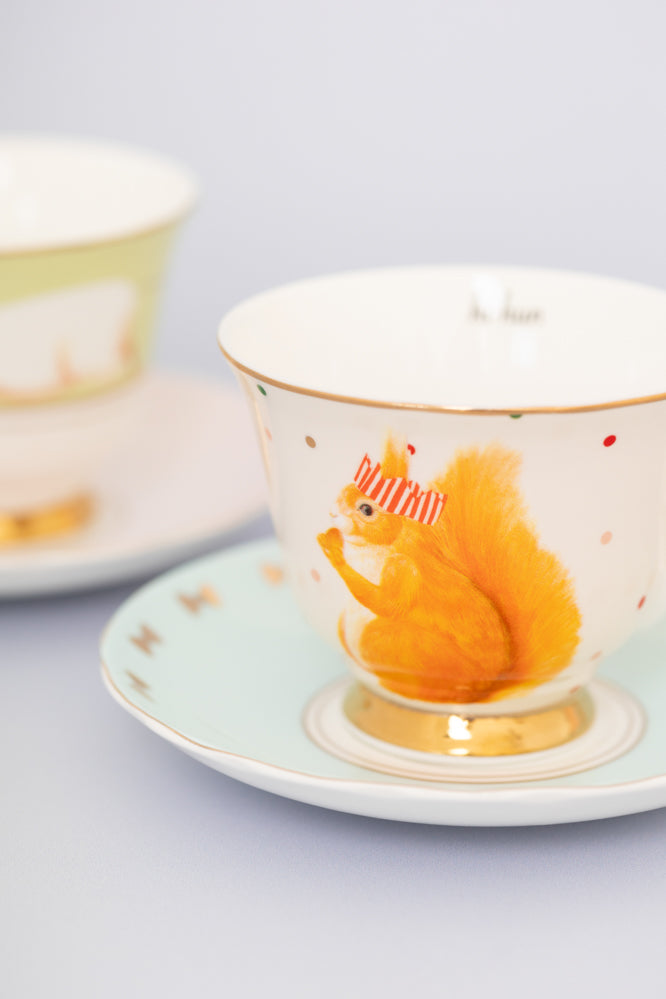 Yvonne Ellen Cup and Saucer (Set of 2)