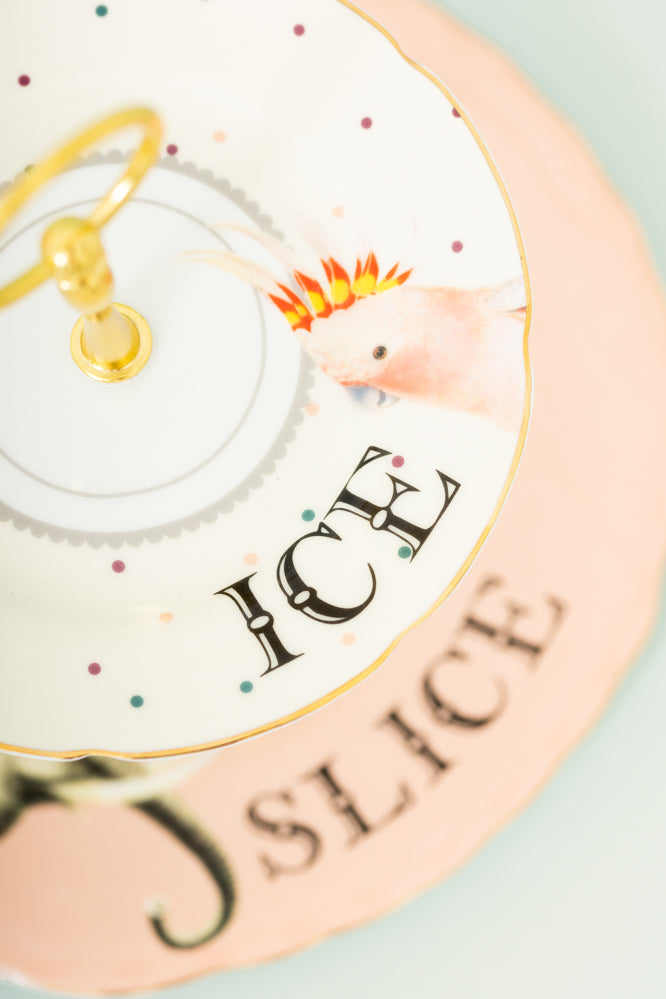 Yvonne Ellen Ice And Slice 2 Tier Cake Stand