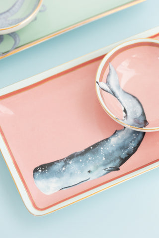 Yvonne Ellen Sushi Plates with Dip Bowls (Set of 2)