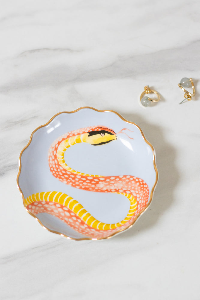 
                
                    Load image into Gallery viewer, Yvonne Ellen Snakey Round Trinket Dish
                
            