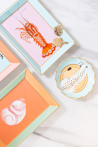 Yvonne Ellen Lobster Rectangular Trinket Dish