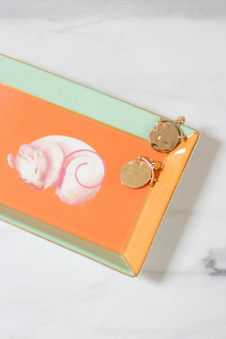 Yvonne Ellen Mousey Rectangular Trinket Dish