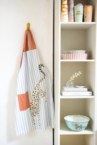 Yvonne Ellen Cheetah Apron