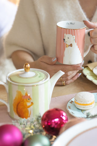 Yvonne Ellen Penguin/Polar Bear Mugs (Set of 2)