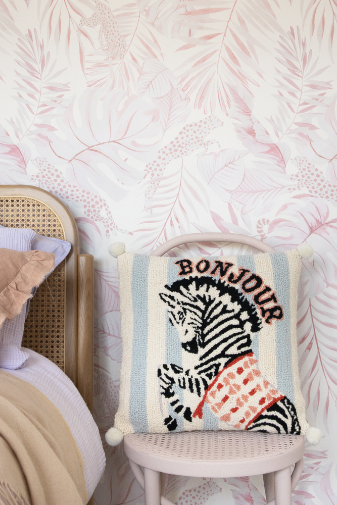 Yvonne Ellen Zebra Bonjour Cushion