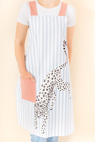 Yvonne Ellen Cheetah Apron