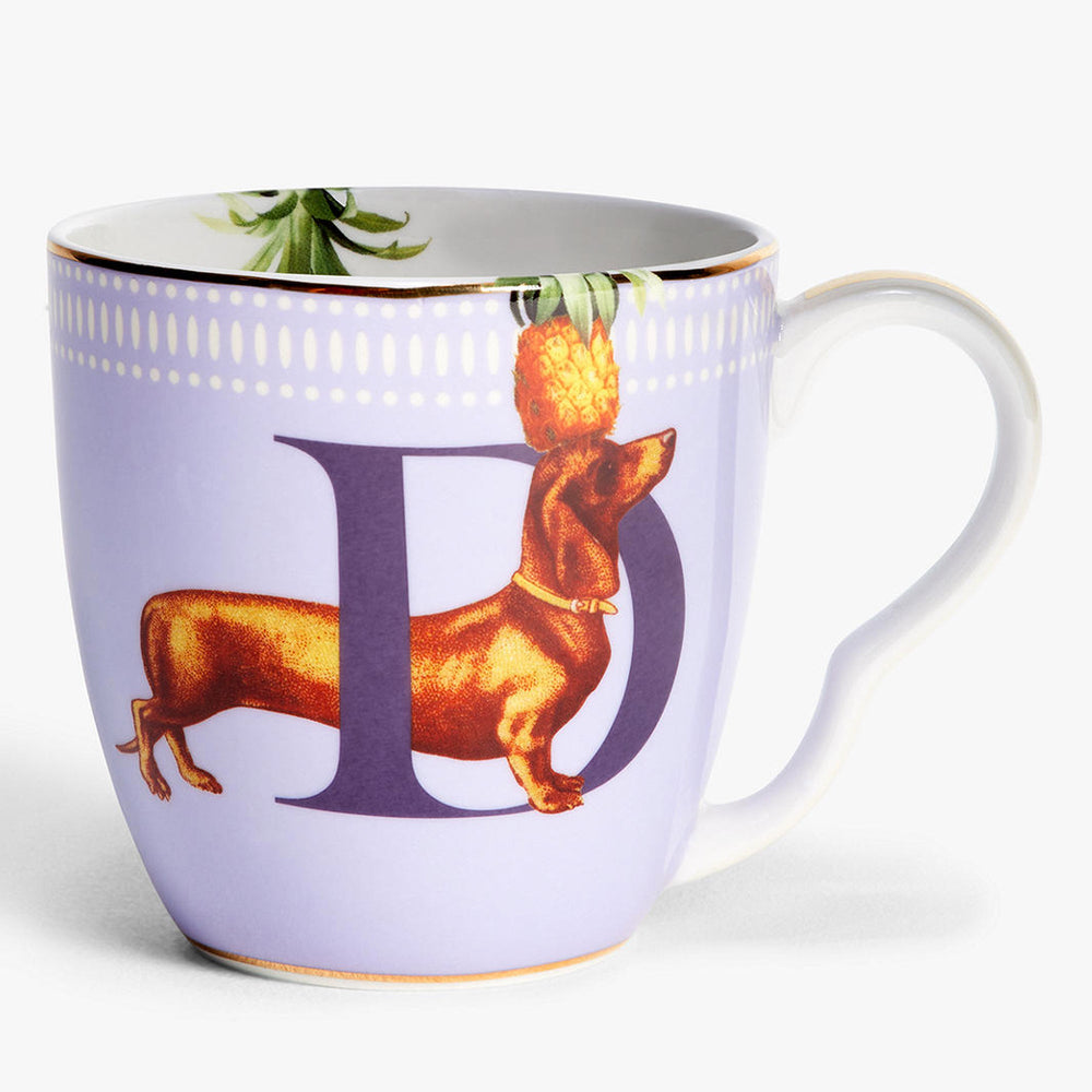 Yvonne Ellen Alphabet Mug, D for Dog