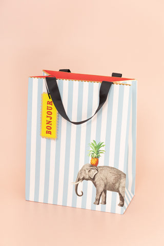 Yvonne Ellen Elephant Bonjour Gift Bag (Medium)