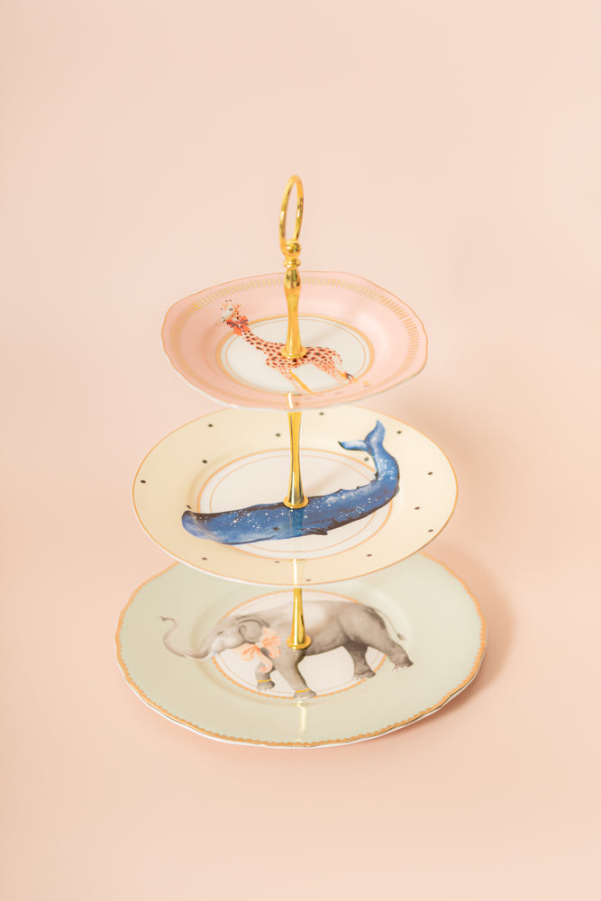 
                
                    Load image into Gallery viewer, Yvonne Ellen 3 Tier Animal Cake Stand
                
            