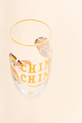 Yvonne Ellen Slogan Flute Glasses (Set of 2)