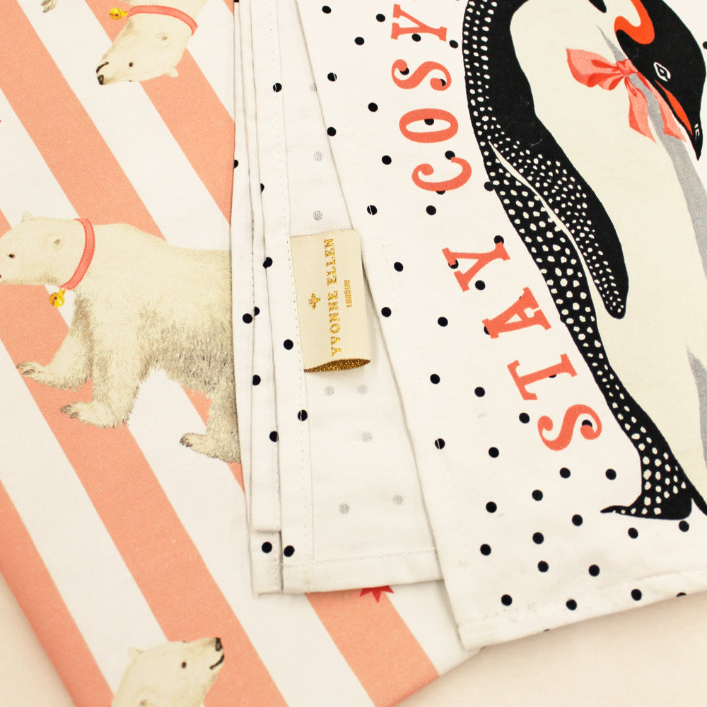 Penguin & Polar Bears Tea Towels