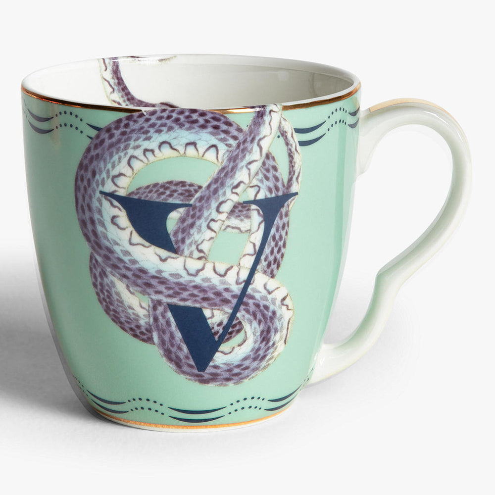 Yvonne Ellen Alphabet Mug, V for Viper