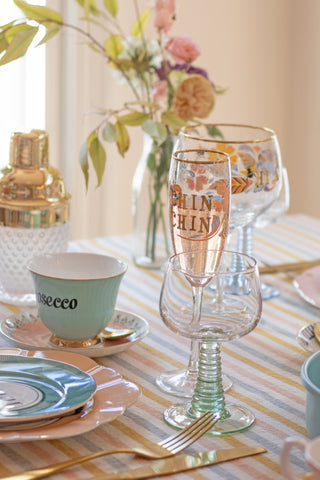 Yvonne Ellen Pastel Prosecco Tea Cup And Saucer
