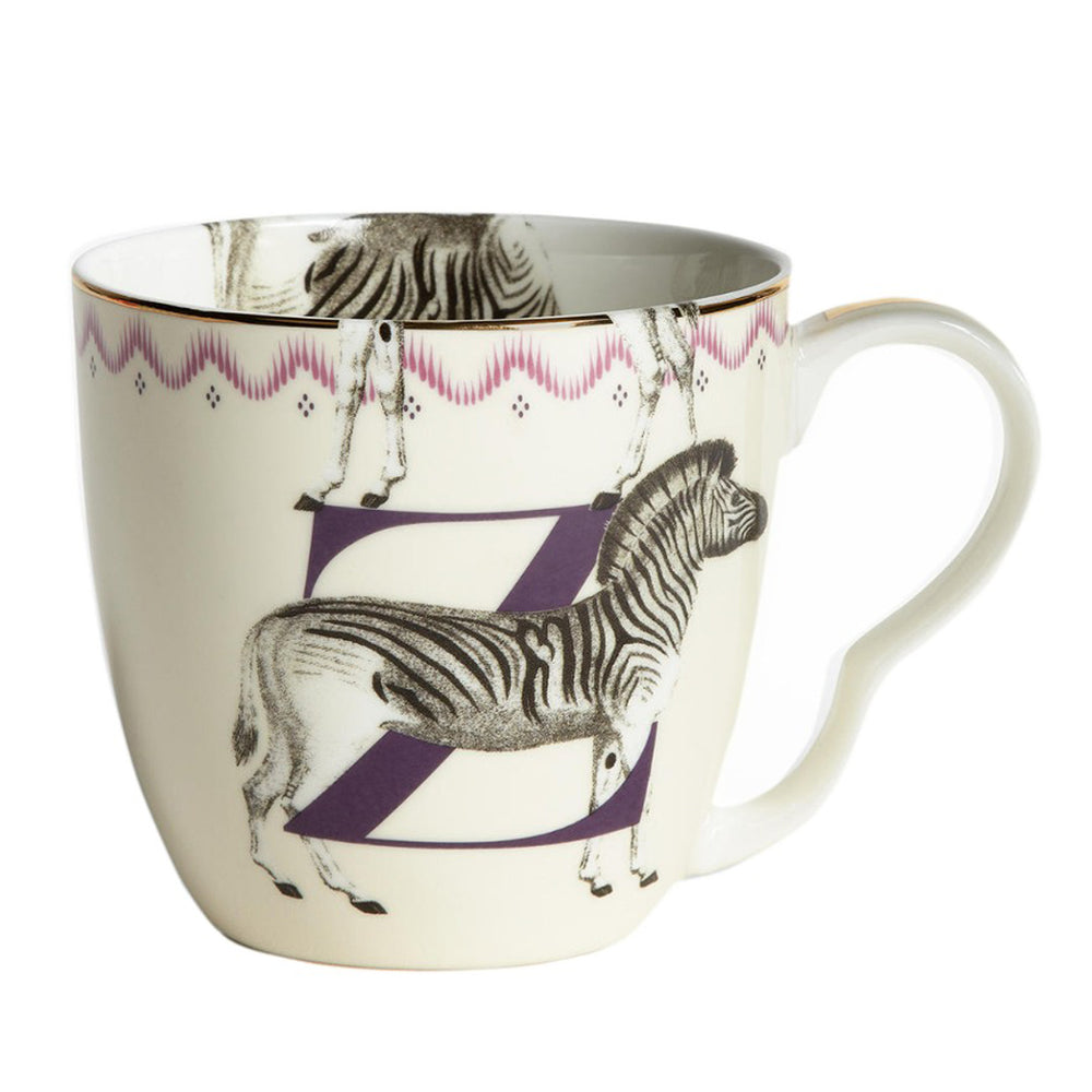Yvonne Ellen Alphabet Mug, Z for Zebra