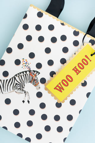 Yvonne Ellen Zebra WOOHOO Gift Bag (Small)